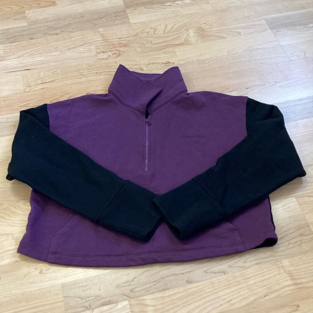Outdoor voices cropped 1/4 zip